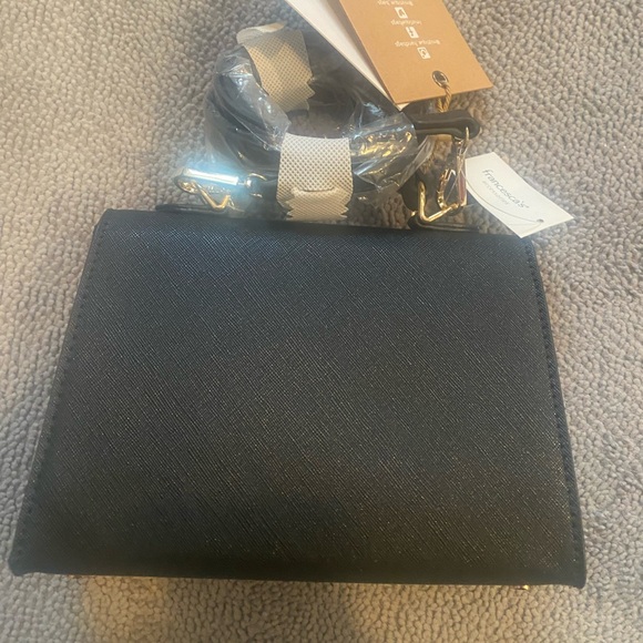 Francesca’s Shoulder Bag Briar Mini Satchel Strap Convertible crossbody Cognac - Picture 9 of 9